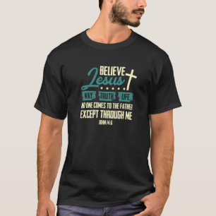 Camiseta Créanlo en la verdad de Jesús Vida Cristiana1475pn