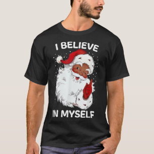 Camiseta Créanme En Mi Gracioso Santa Sayings Retro Cristo