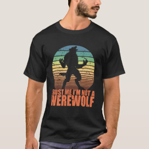 Camiseta Créanme, no soy un hombre lobo, chicos Halloween C