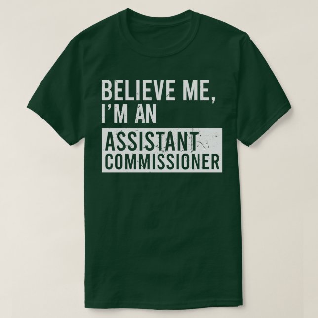 Camiseta Créanme, Soy Comisionado Auxiliar Funny Reti (Diseño del anverso)