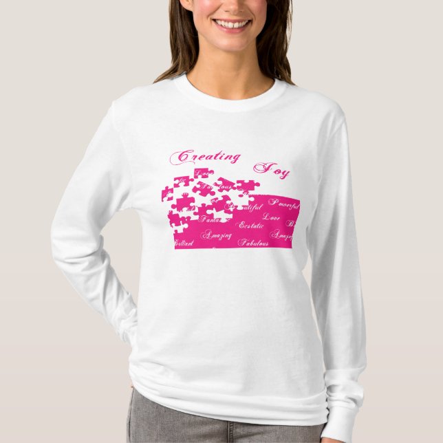 Camiseta Crear alegría (Anverso)