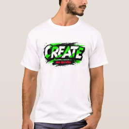 Camiseta Crear Camuflaje Urbano Verde Tóxico Sin Límites