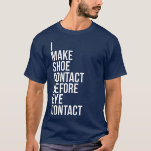 Camiseta Crear contacto de zapatos antes de abrir contacto