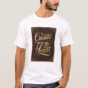 Camiseta Crear desde el corazón