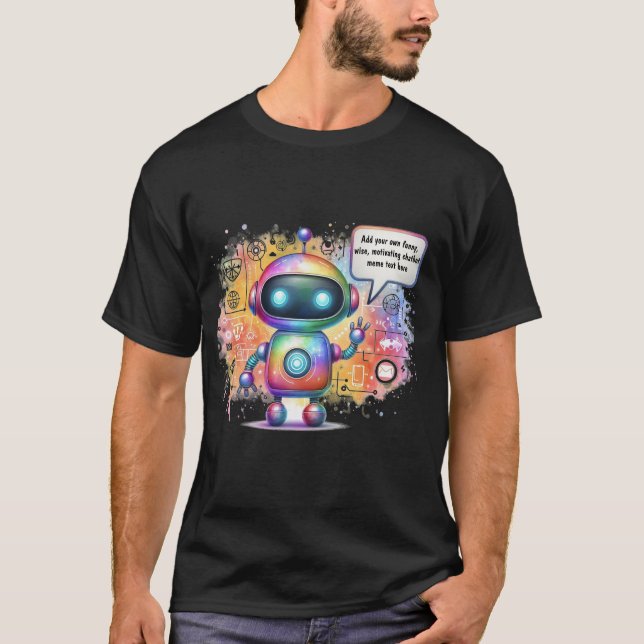 Camiseta Crear memes de Chatbot con plantilla creada por le (Anverso)