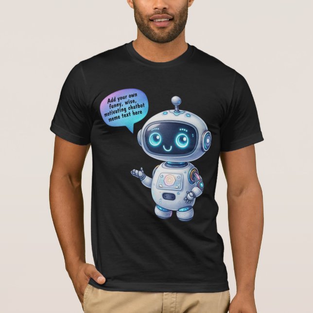 Camiseta Crear memes de chatbot con plantillas de Personali (Anverso)