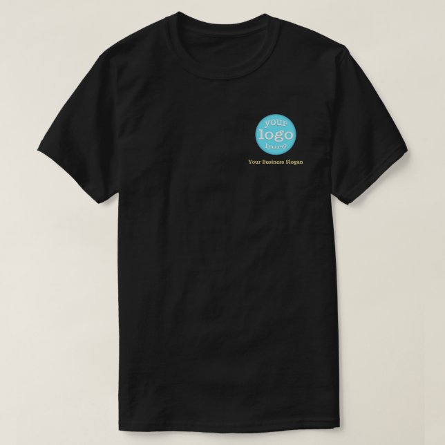 Camiseta Crear Personalizado Empleado con logotipo comercia (Diseño del anverso)