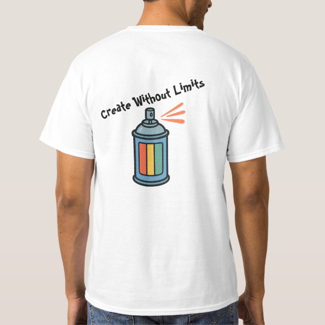 Camiseta Crear sin límites (Reverso)