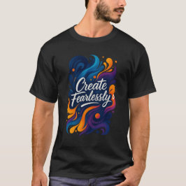 Camiseta Crear sin miedo - SvietWorks Arte Inspirador T