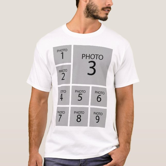Camiseta Crear su plantilla personalizada 9 FOTO (Anverso)