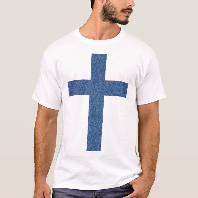 Camiseta Crear su propia cruz cristiana de dengue personali (Anverso)