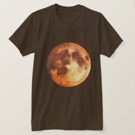 Camiseta Crear su propia Luna Naranja Mística