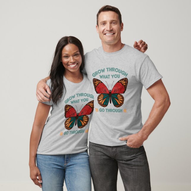 Camiseta Crear su propia mariposa motivadora (Unisexo)