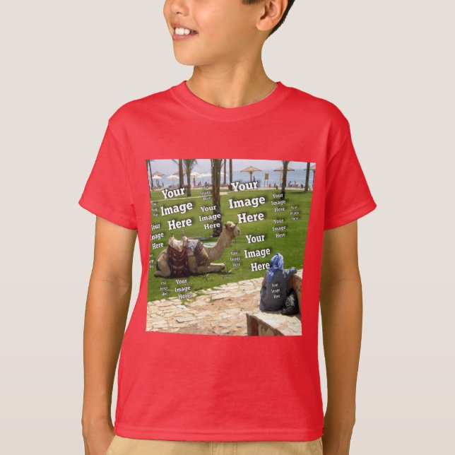 Camiseta Crear su propia plantilla de imagen asombrosa (Anverso)