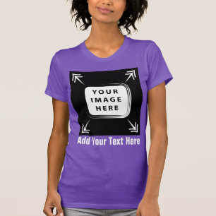 Camiseta Crear su propia plantilla de Personalizado Regalos