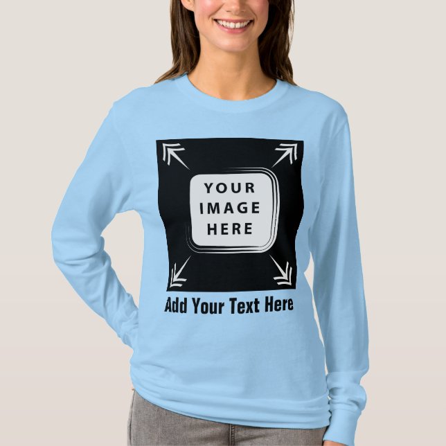 Camiseta Crear su propia plantilla de Personalizado Regalos (Anverso)