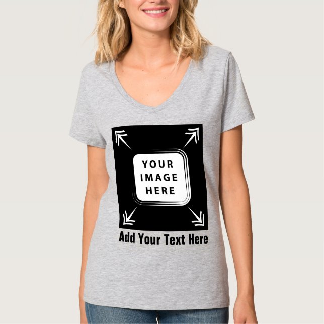 Camiseta Crear su propia plantilla de Personalizado Regalos (Anverso)