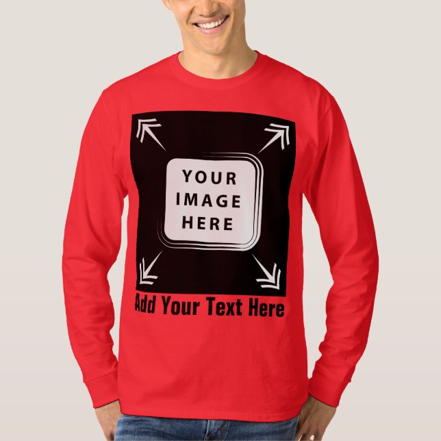 Camiseta Crear su propia plantilla de Personalizado Regalos (Anverso)