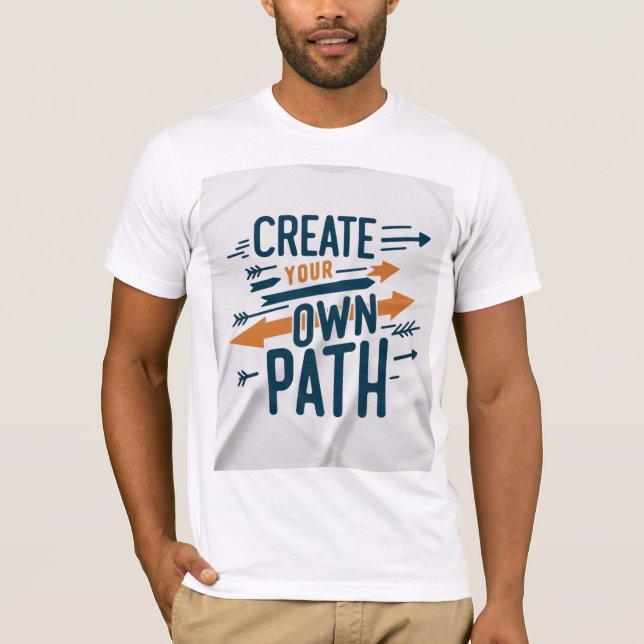 Camiseta Crear su propia ruta (Anverso)