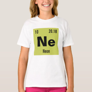 Camiseta Crear su propia tabla periódica de los elementos