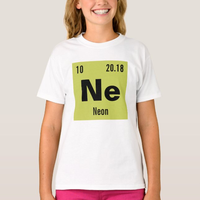Camiseta Crear su propia tabla periódica de los elementos (Anverso)