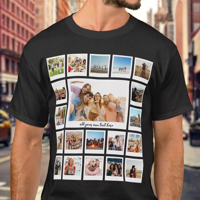 Camiseta Crear su propio Collage de fotos 20 personalizado (Subido por el creador)