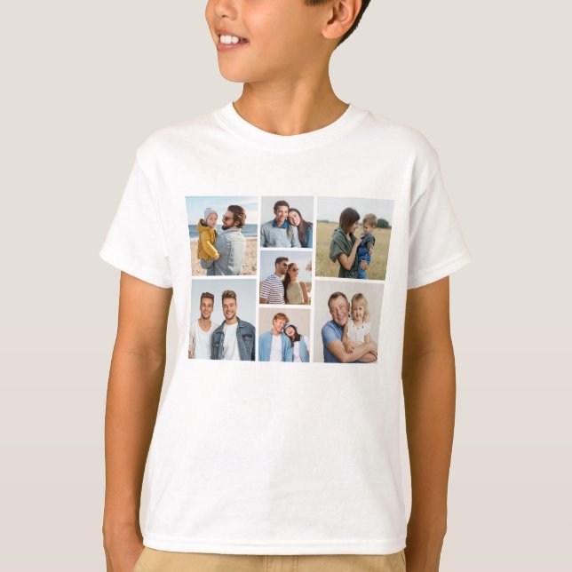 Camiseta Crear su propio Collage de fotos 7 (Anverso)