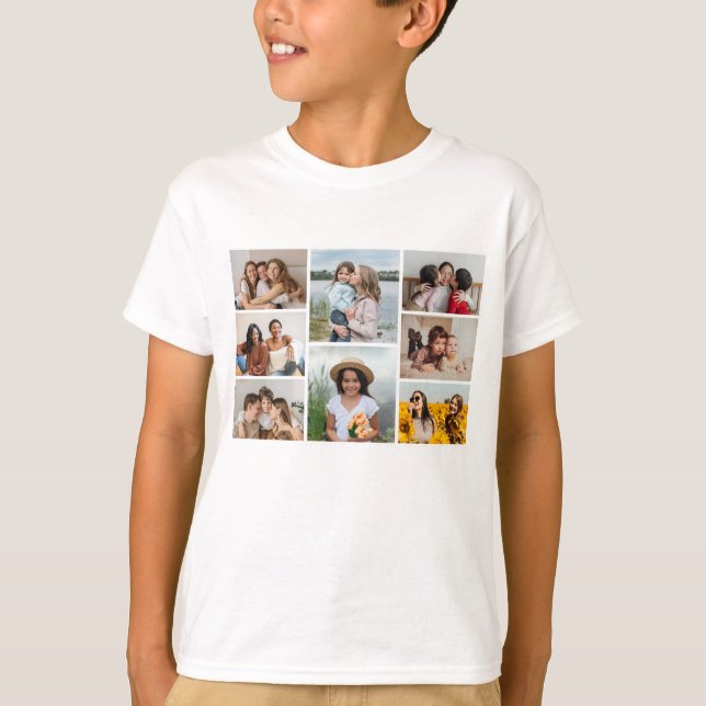 Camiseta Crear su propio Collage de fotos 8 (Anverso)