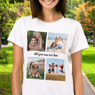 Camiseta Crear su propio Collage de fotos de 4
