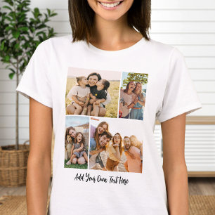Camiseta Crear su propio Collage de fotos de 4