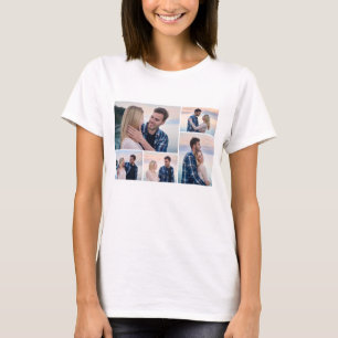 Camiseta Crear su propio Collage de fotos de 5