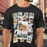 Camiseta Crear su propio Collage de fotos Personalizado 21<br><div class="desc">Crea tu propia camiseta de collage de fotos moderna con 21 de tus fotos favoritas en un diseño de estilo retro de película retro de diseño superpuesto. Añade tu propio texto personalizado para cualquier ocasión.</div>