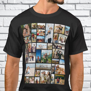 Camiseta Crear su propio Collage de fotos Personalizado 36