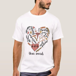 Camiseta Crear su propio corazón de enfermera
