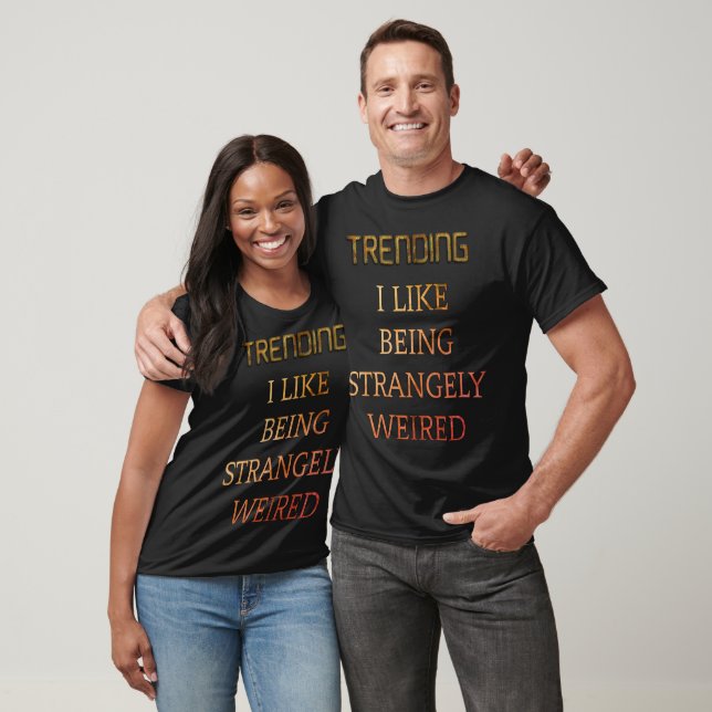 Camiseta Crear su propio diseño de texto de Tee Casual Tren (Unisexo)