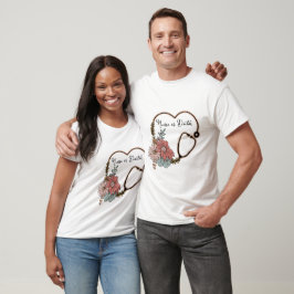 Camiseta Crear su propio estetoscopio en forma de corazón