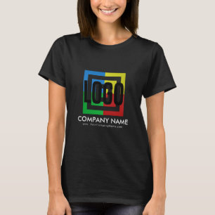 Camiseta Crear su propio logotipo de empresa Detalles de ne