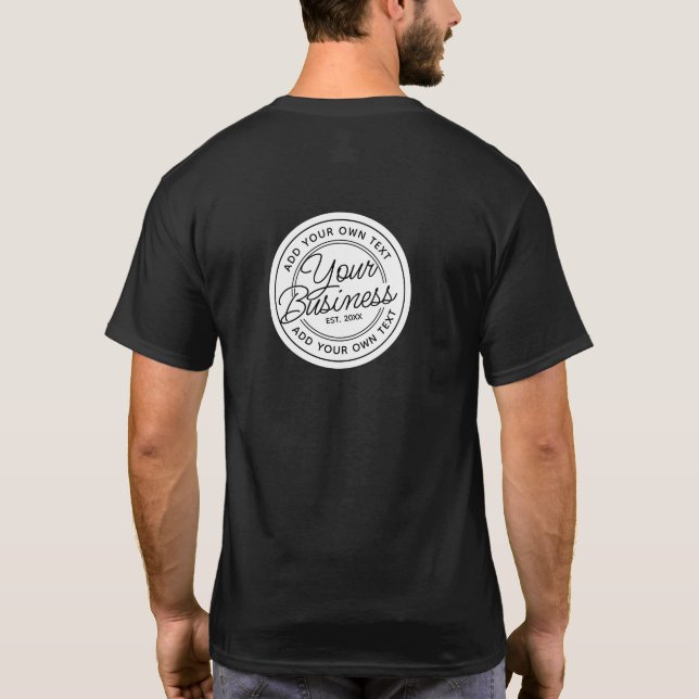 Camiseta Crear su propio negocio (Reverso)