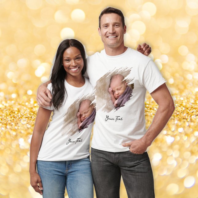 Camiseta Crear su propio Personalizado Guay Photo and Text  (Create Your Own Custom Cool Photo and Text T-Shirt)