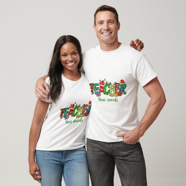 Camiseta Crear su propio profesor de Navidades (Unisexo)