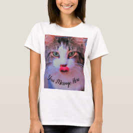 Camiseta Crear su propio texto de Personalizado de añadir i