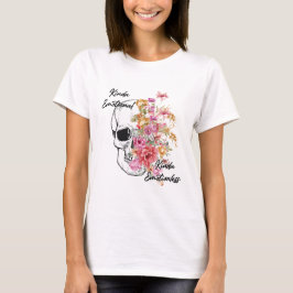 Camiseta Crear sus propias flores de cráneo de emociones