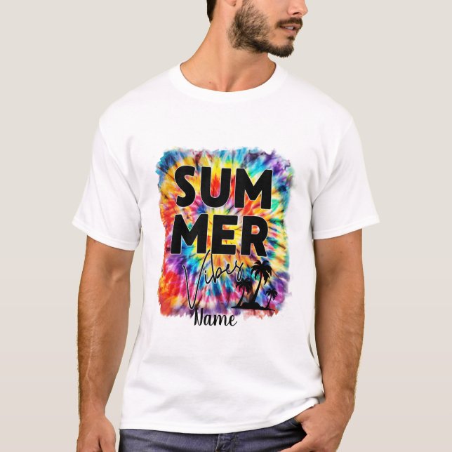 Camiseta Crear sus propias Vibes de Verano (Anverso)