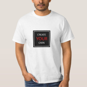 Camiseta Crear sus propios hombres blancos - personalizados