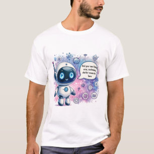 Camiseta Crear sus propios memes de Chatbot graciosos Perso