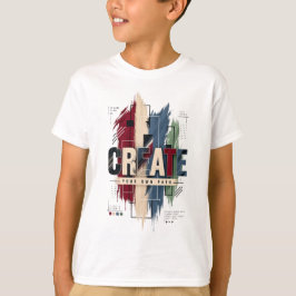 Camiseta Crear – Tipografía Motivacional Inspiradora Creati