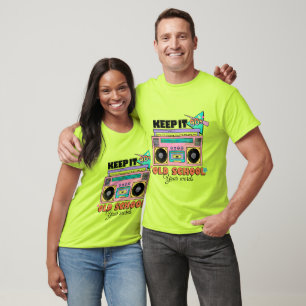 Camiseta Crear tu propia caja de boom retro 90