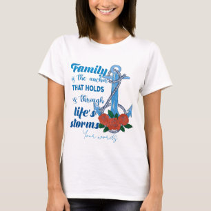 Camiseta Crear tu propia familia es un ancla