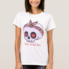 Camiseta Crear tu propio Chibi Skull Valentine