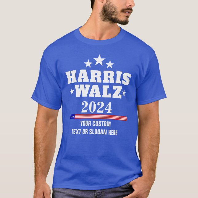 Camiseta Crear tu propio Harris Walz 2024 (Anverso)